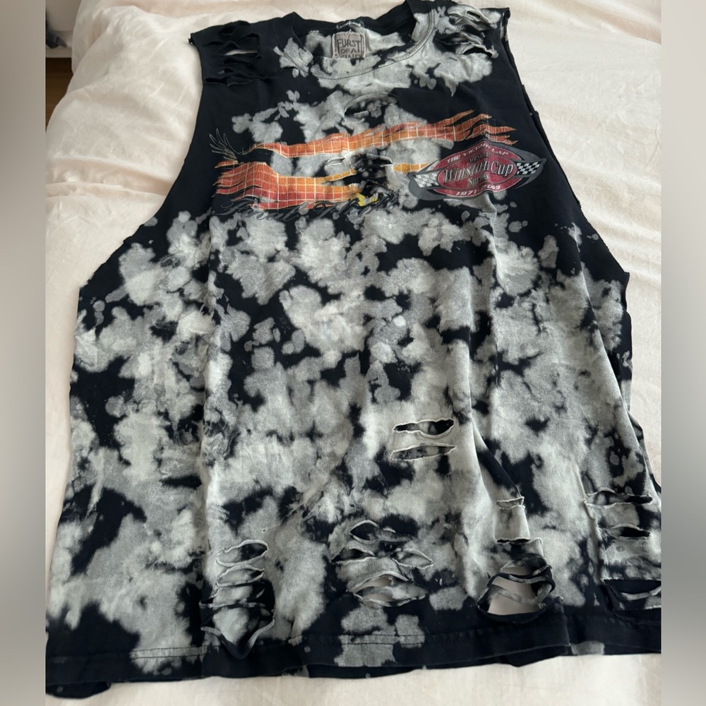 First of a kind - distressed muscle tank